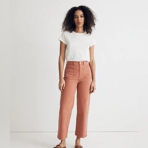 Madewell Emmett 2.0 Wide-Leg Crop Pants Size 29